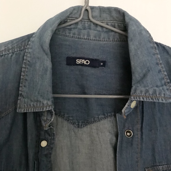 Chambray shirts with tick buttons - Picture 2 of 7